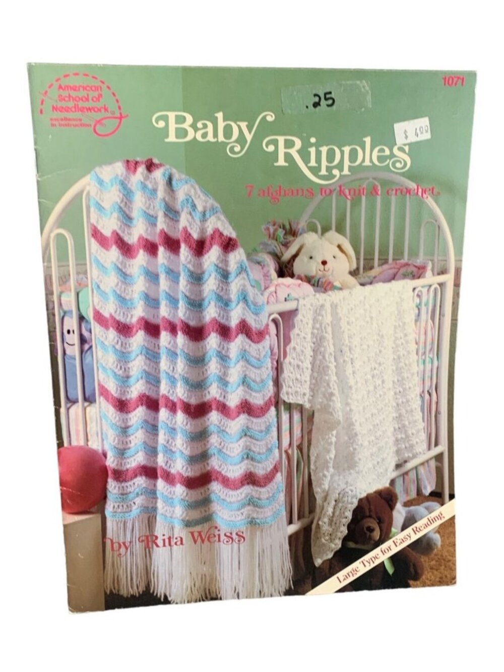 Baby Ripples Crochet & Knit Pattern Book By Rita Weiss